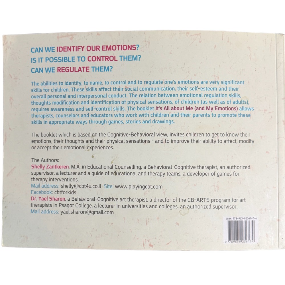 Its All About Me And My Emotions CBT Workbook Kids Therapy SEL Homeschool NEW - Picture 2 of 3
